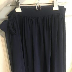 Navy wrap bridesmaid skirt (separates)